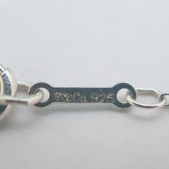 New! Tiffany & Co. Paloma Picasso Sterling Silver Flower with Diamond Necklace - Picture 5 of 5